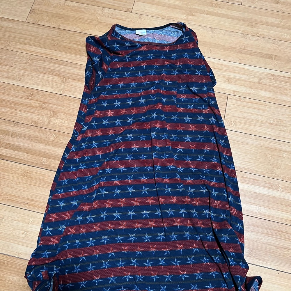 Sleeveless Star Pattern Dress